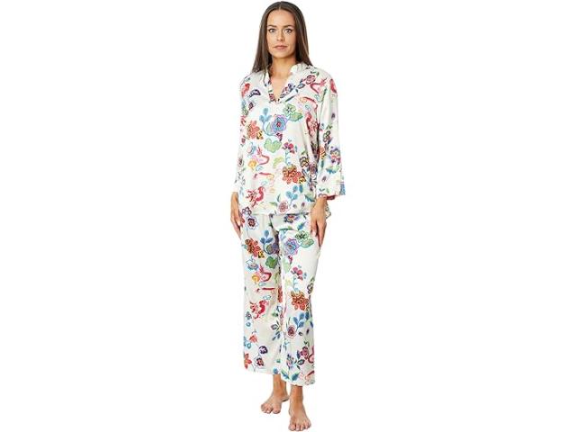 (取寄) N バイ ナトリ レディース フラー ドラゴン プルオーバー マダリン Pj セット N by Natori women N by Natori Fleur Dragon Pullover Madarin PJ Set Oatmeal Multiの通販は