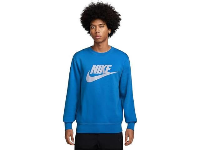 (取寄) ナイキ メンズ クラブ ブラッシュ フリース クルー Nike men Club Brushed Fleece Crew Light Photo Blue/Ghost