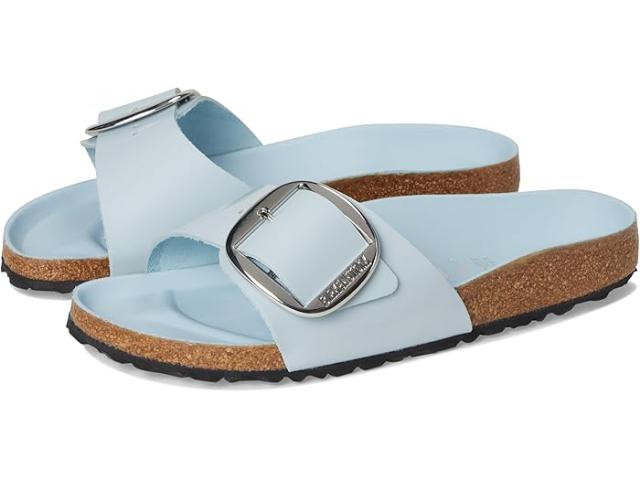 (取寄) ビルケンシュトック レディース マドリッド ビッグ バックル ハイ シャイン Birkenstock women Madrid Big Buckle High Shine Baby Blue