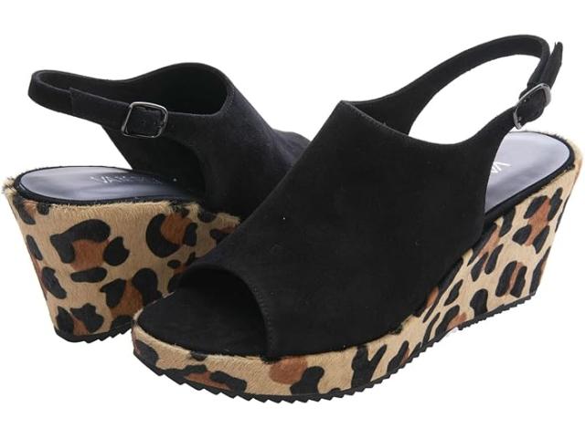 (取寄) ヴァネリ レディース ライザ Vaneli women Liza Black Suede/Camel Jag Hcの通販は