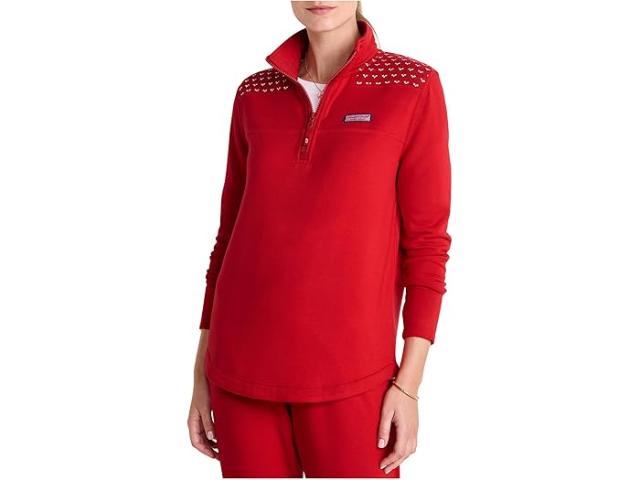 (取寄) ヴィンヤードヴァインズ レディース ドリームクロス シェップ シャツ Vineyard Vines women Dreamcloth Shep Shirt Red