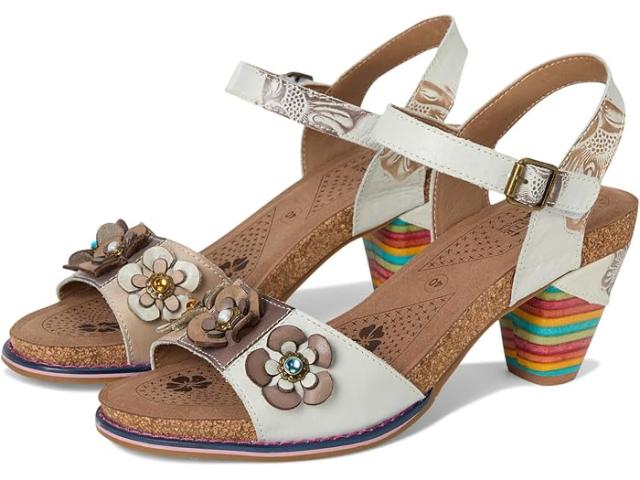 (取寄) ラルティストバイスプリングステップ レディース  L'Artiste by Spring Step women Bluesky White Multi