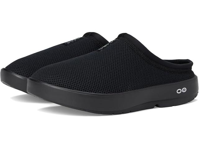 (取寄) ウーフォス レディース オークージー スポーツ ミュール シューズ OOFOS women OOcoozie Sport Mule Shoe Black