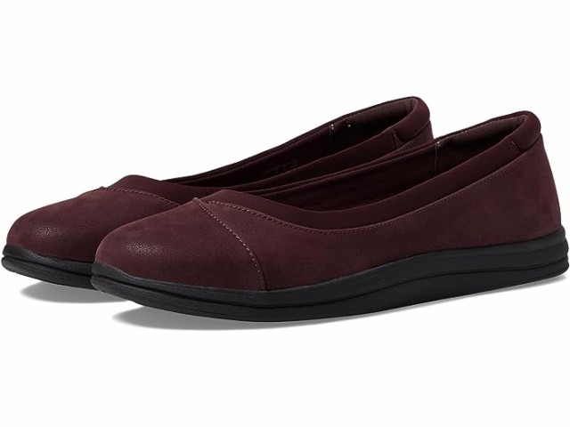 (取寄) クラークス レディース ブリーズ アイラ Clarks women Clarks Breeze Ayla Burgundy Syntheticの通販は