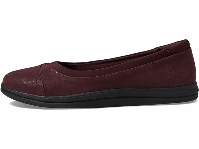 (取寄) クラークス レディース ブリーズ アイラ Clarks women Clarks Breeze Ayla Burgundy Syntheticの通販は