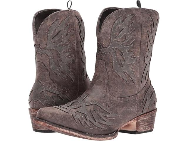 (取寄) ローパー レディース アメリア Roper women Amelia Brown Faux Leather Vamp