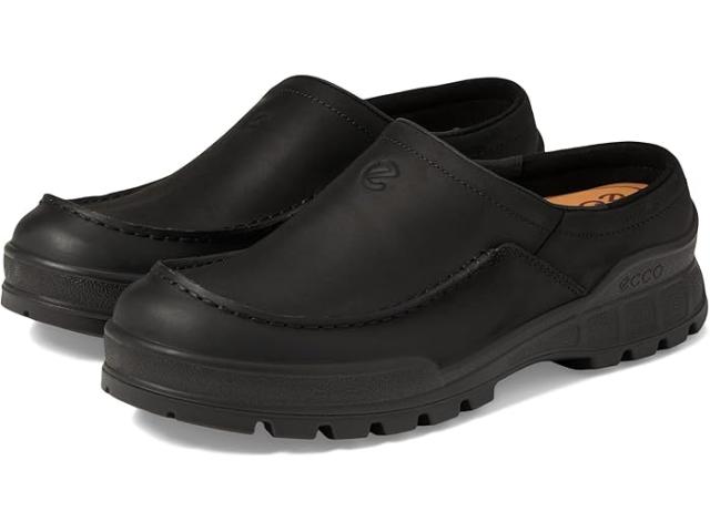 (取寄) エコー メンズ トラック 25 ハイドロマックス ウォーター レジスタント モック トゥ クロッグ ECCO men Track 25 Hydromax Water Resistant Moc Toe Clog Black Nubuckの通販は