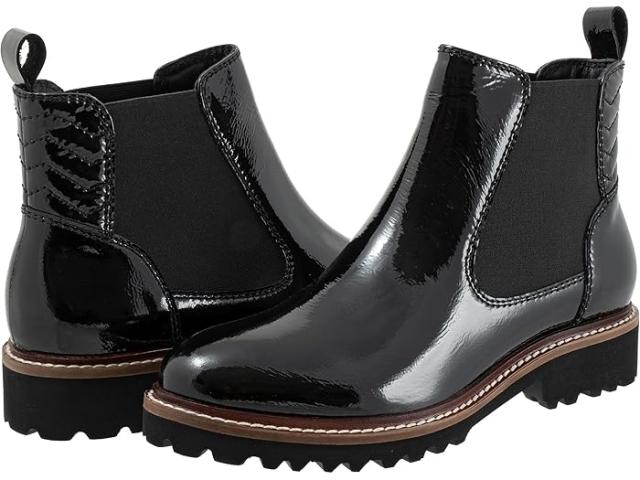 (取寄) ソフトウォーカー レディース インディ SoftWalk women Indy Black Patent