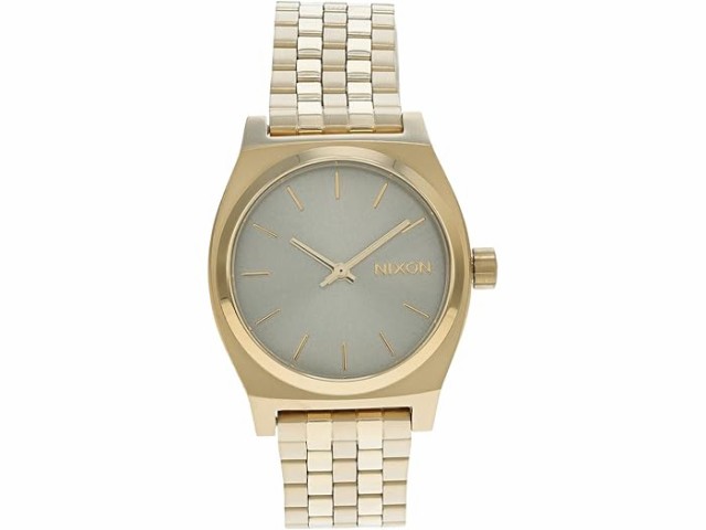 (取寄) ニクソン レディース ミディアム タイム テラー Nixon women Nixon Medium Time Teller Light Gold/Vintage Whiteの通販は