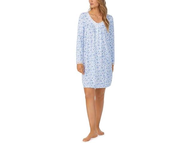 (取寄) アイリーン ウエスト レディース セーター ニット ロング スリーブ ショート ガウン Eileen West women Sweater Knit Long Sleeve Short Gown Blue Rosesの通販は