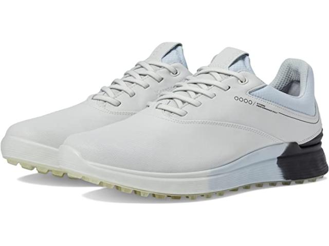 (取寄) エコー ゴルフ メンズ S-スリー ゴア-テックス ウォータープルーフ ゴルフ ハイブリット ECCO Golf men ECCO Golf S-Three GORE-TEX Waterproof Golf Hybrid White/Black/Air Cow Leatherの通販は