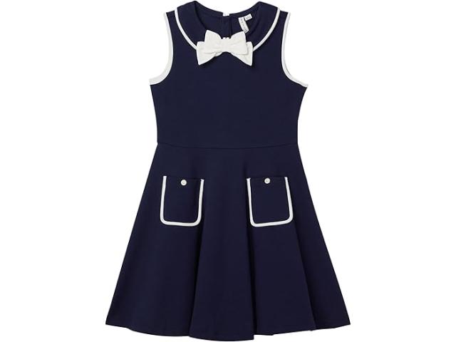 (取寄) ジャニー アンド ジャック レディース ポンテ ニット ドレス (トドラー/リトル キッズ/ビッグ キッズ) Janie and Jack women Ponte Knit Dress (Toddler/Little Kids/Big Kids) Navy Blue