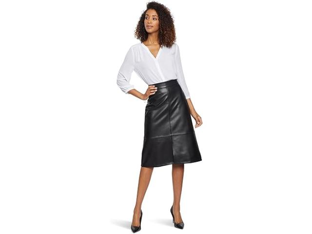(取寄) エヌワイディージェイ レディース A-ライン スカート NYDJ women A-Line Skirt Black