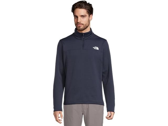 (取寄) ノースフェイス メンズ シーダー トレイル グリッド フリース 1/4 ジップ The North Face men Cedar Trail Grid Fleece 1/4 Zip Summit Navy