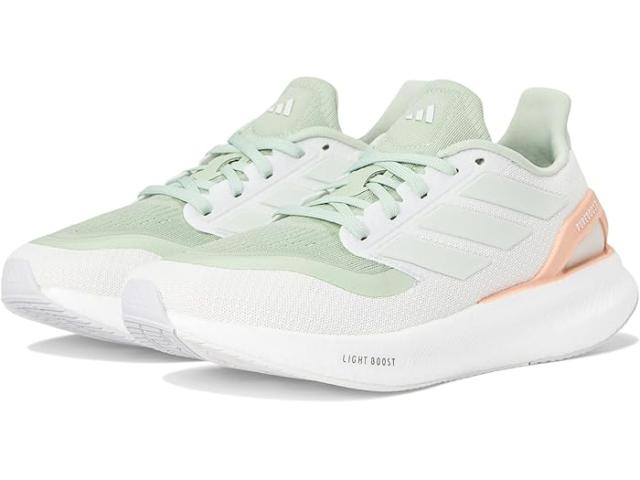 (取寄) アディダス ランニング レディース ピュアブースト 5 ランニング シューズ adidas Running women Pureboost 5 Running Shoes Linen Green/Linen Green/Powder Coral