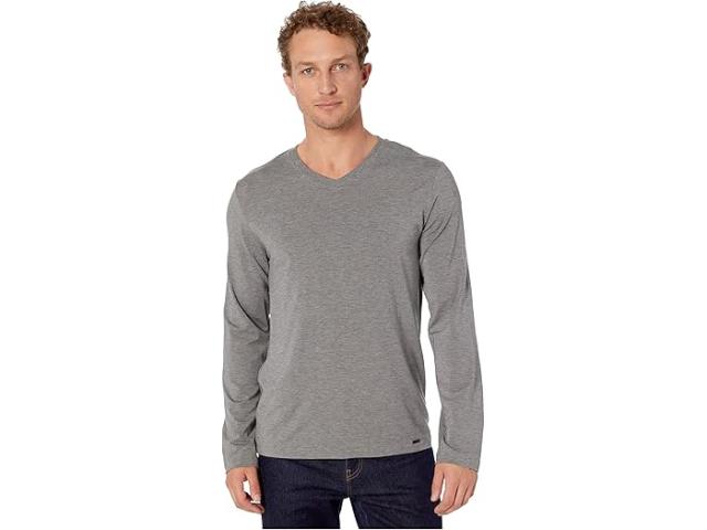 (取寄) ハンロ メンズ カジュアルズ ロング スリーブ シャツ Hanro men Hanro Casuals Long Sleeve Shirt Stone Melangeの通販は 28,061円