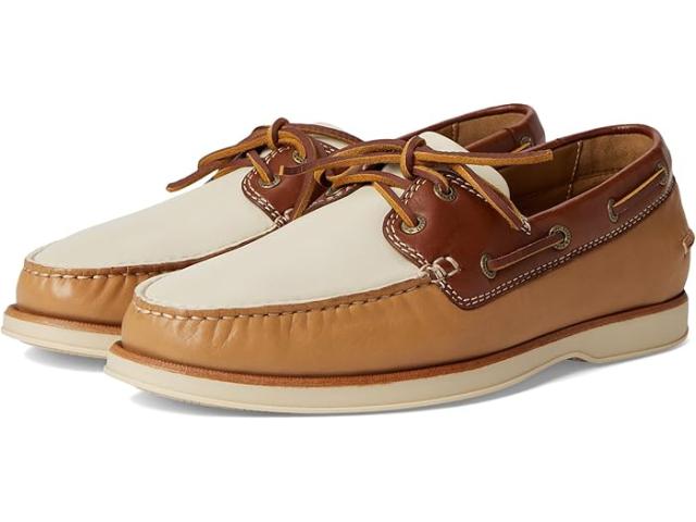 (取寄) ジョンストン&マーフィー メンズ モナコ 2-アイ ボート シューズ Johnston & Murphy men Monaco 2-Eye Boat Shoe Tan Multi Sheepskin