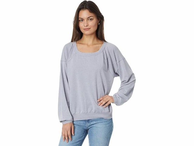 (取寄) モッドオードック レディース ロング スリーブ シュランケン クルー ネック プルオーバー Mod-o-doc women Mod-o-doc Long Sleeve Shrunken Crew Neck Pullover Silver Hazeの通販は 26,190円