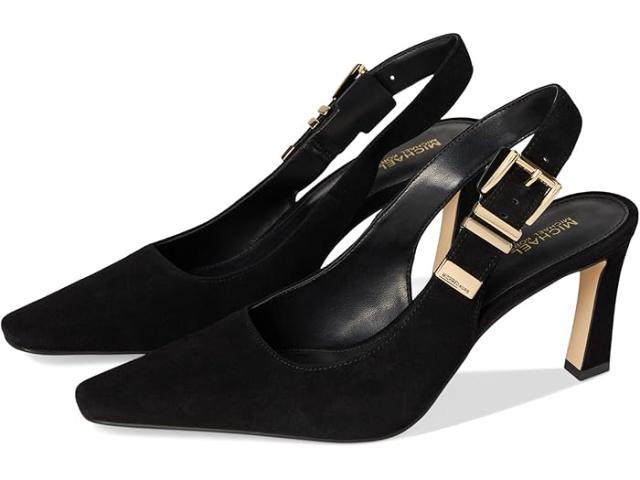 (取寄) マイケルコース レディース スリング パンプス MICHAEL Michael Kors women Darrington Sling Pumps Black 1