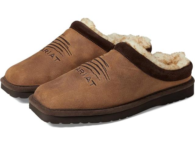 (取寄) アリアット メンズ パトリオット スリッパ Ariat men Ariat Patriot Slipper Oiled Suede