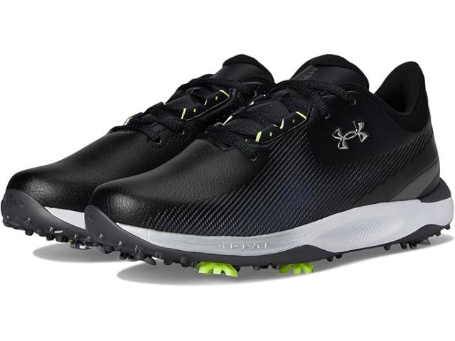 (取寄) アンダーアーマー メンズ ドライブ フェード ゴルフ シューズ Under Armour men Drive Fade Golf Shoes Black/Black/llic Silver