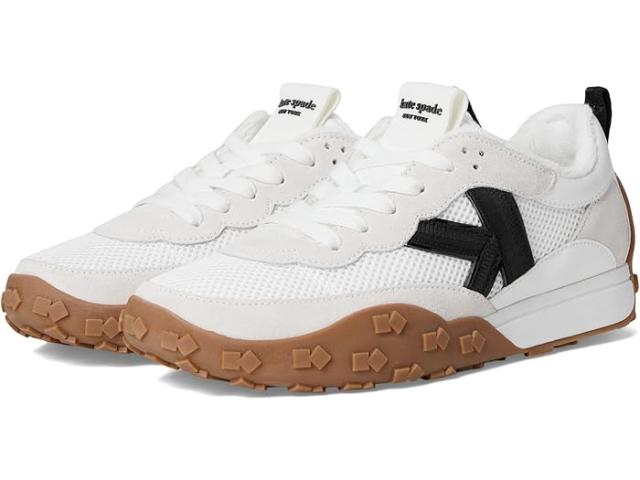 (取寄) ケイトスペード レディース K アズ イン ケイト レース アップ スニーカー Kate Spade New York women Kate Spade New York K As In Kate Lace Up Sneakers True Whiteの通販は