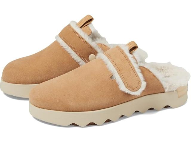 (取寄) ソレル レディース バイブ クロッグ スエード コージー SOREL women Viibe Clog Suede Cozy Tawny Buff/Natural