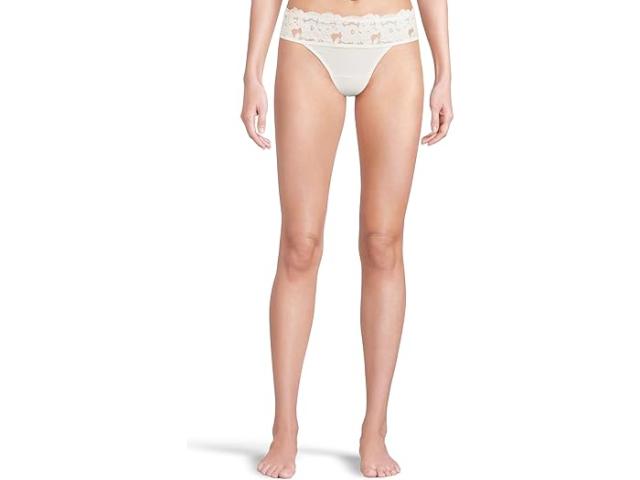 (取寄) コサベラ レディース ロマンツァ コットン レース トング Cosabella women Romanza Cotton Lace Thong Moon Ivory