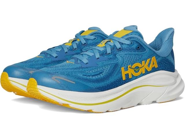 (取寄) ホカキッズ キッズ クリフトン 10 (ビッグ キッド) Hoka Kids kids Clifton 10 (Big Kid) Alpine Blue/Foggy Night
