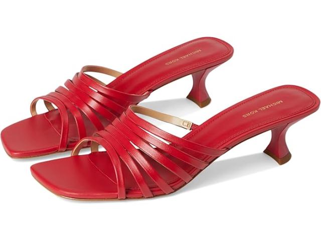 (取寄) マイケルコース レディース ヘイズリー キトン サンダル MICHAEL Michael Kors women Haisley Kitten Sandals Crimson