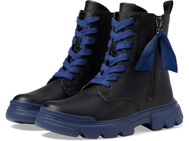 (取寄) ジェオックス キッズ ガールズ ジュネット 2 (リトル キッド/ビッグ キッド) Geox Kids girls Junette 2 (Little Kid/Big Kid) Black/Navyの通販は 23,991円