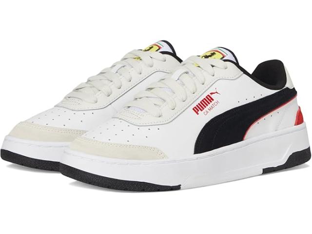 (取寄) プーマ メンズ スクーデリア フェラーリ CA マッチ シューズ PUMA men Scuderia Ferrari Ca Match Shoes White/Vapor Gray/White