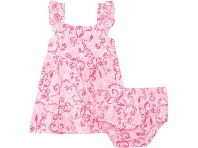 (取寄) リリー ピュリッツァー キッズ ガールズ シャーリーズ インファント ドレス (インファント) Lilly Pulitzer Kids girls Charlize Infant Dress (Infant) Conch Shell Pink Flamingle Gardenの通販は