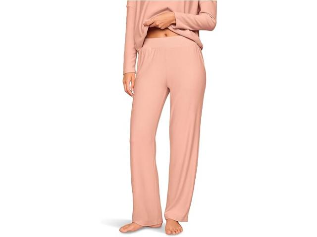 (取寄) エバージェイ レディース ソフテスト スウェッツ ストレート パンツ Eberjey women Softest Sweats Straight Pants Velvet Pink