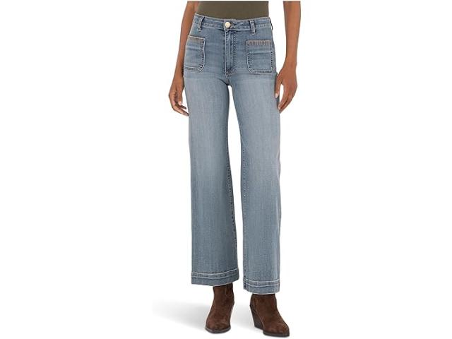 (取寄) カット フロム ザ クロス レディース メグ ハイ ライズ ワイド レッグ ウィズ フロント パッチ ポケッツ ワイド ヘム KUT from the Kloth women Meg High Rise Wide Leg With Front Patch Pockets Wide Hem Invaluable