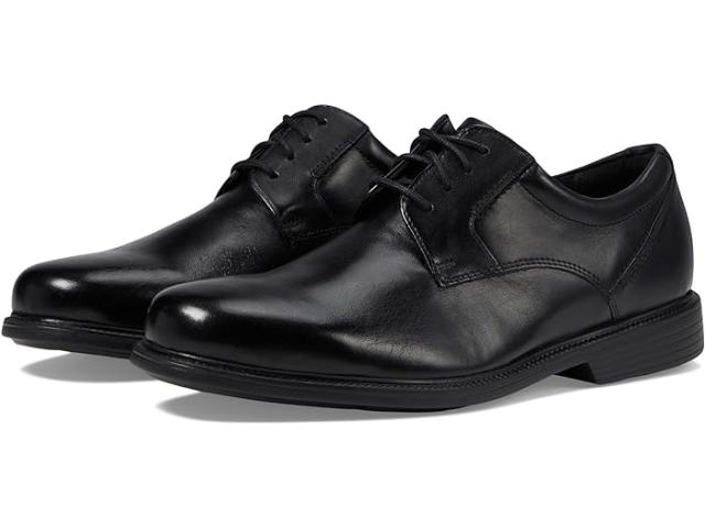 (取寄) ロックポート メンズ チャールズ ロード プレーン トゥ オックスフォード Rockport men Rockport Charles Road Plain Toe Oxford Black Leather