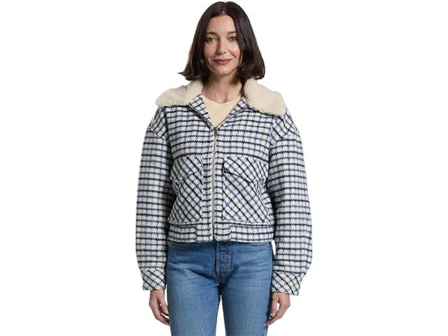 (取寄) リーバイス プレミアム レディース シュランケン 90s ウーリー トラッカー Levi's Premium women Shrunken 90s Wooly Trucker Dowsett Plaid Birch A