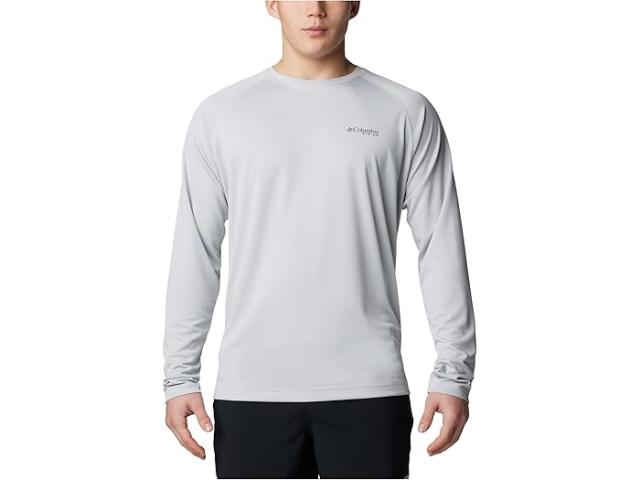 (取寄) コロンビア メンズ パフォーマンス フィッシング ギア ソーラー ストリーム ロング スリーブ Columbia men PFG Solar Stream Long Sleeve Cool Grey