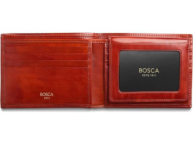 (取寄) ボスカ メンズ オールド レザー コレクション - クレジット ウォレット W/ Id パスケース Bosca men Old Leather Collection - Credit Wallet w/ ID Passcase Cognac Leather 取寄) ボスカ メンズ オールド レザー コレクション - クレジット