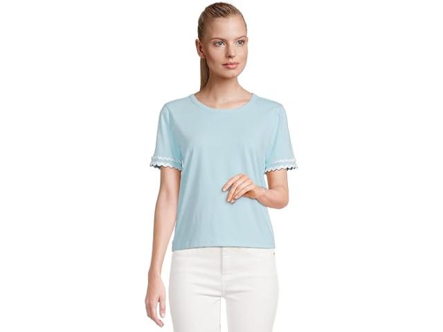 (取寄) リリー ピュリッツァー レディース トリムド ニット トゥ Lilly Pulitzer women Clairmont Trimmed Knit To Fresh Water Blue