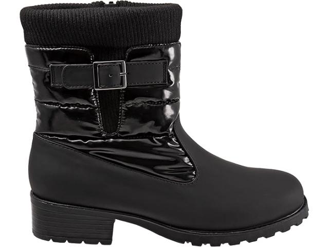 (取寄) トロッターズ レディース ベリー ミッド Trotters women Berry Mid Black/Patent Veg Calf Leather