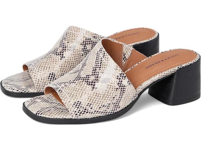 (取寄) ラッキーブランド レディース アシンメトリカル ミュール Lucky Brand women Jamira Asymmetrical Mule Natural Multi