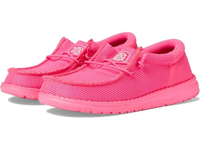 (取寄) ヘイ デュード キッズ ウォーリー ファンク モノ (リトル キッド/ビッグ キッド) Hey Dude kids Hey Dude Wally Funk Mono (Little Kid/Big Kid) Electric Pinkの通販は