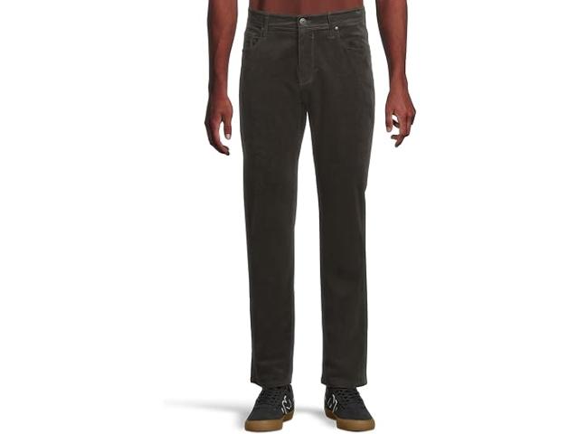 (取寄) ペイジ メンズ ノルマンディー ストレート フィット ストレッチ コーデュロイ パンツ Paige men Normandie Straight Fit Stretch Corduroy Pants Dark Iron