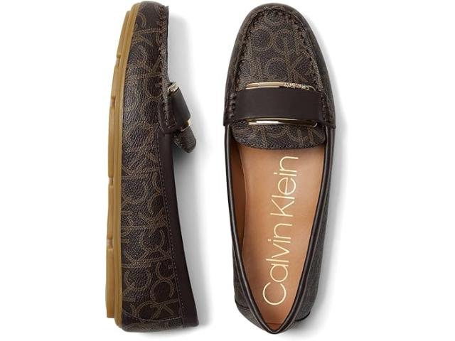 (取寄) カルバンクライン レディース レオニー   women Leonie Espresso Logo