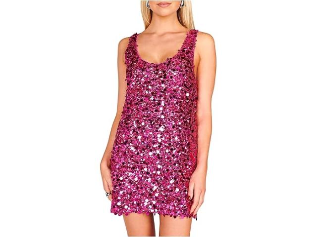 (取寄) ショウ ミー ユア ムームー レディース アフター アワーズ ミニ ドレス Show Me Your Mumu women After Hours Mini Dress Rich Magenta Sequins