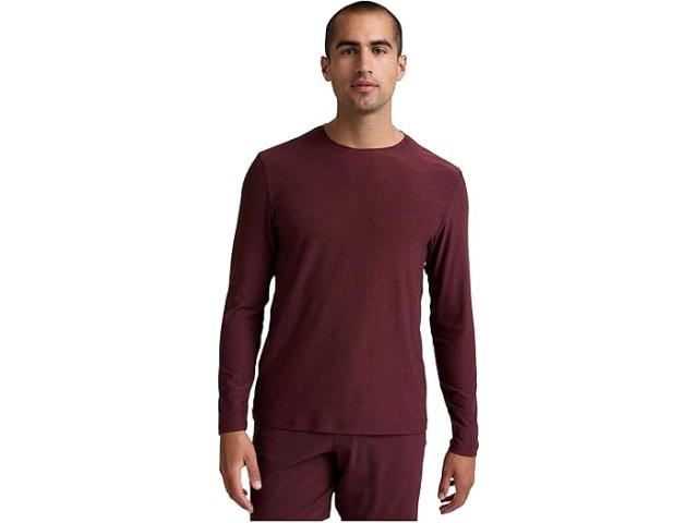 (取寄) ビヨンドヨガ メンズ オルウェイズ ビヨンド ロング スリーブ クルー 2.0 Beyond Yoga men Always Beyond Long Sleeve Crew 2.0 Midnight Burgundy Heather
