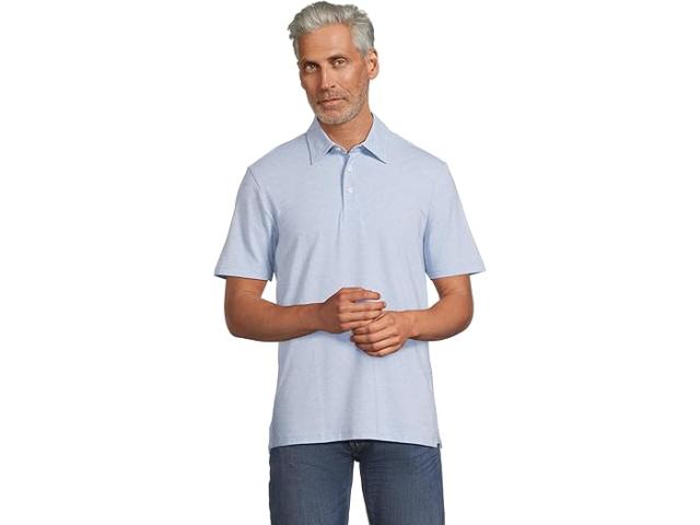 (取寄) ファリティ メンズ ショート スリーブ ムーブメント ポロ Faherty men Short Sleeve Movement Polo Cardiff Blue Heather
