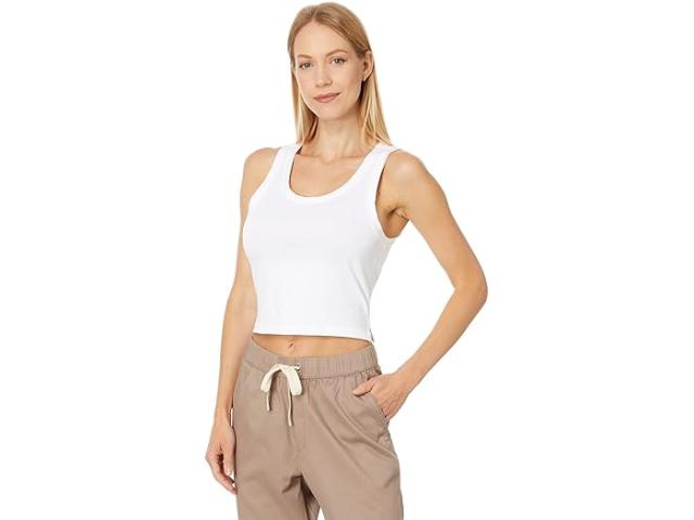 (取寄) パクト レディース クール ストレッチ フィッティド ラウンジ タンク PACT women Cool Stretch Fitted Lounge Tank White