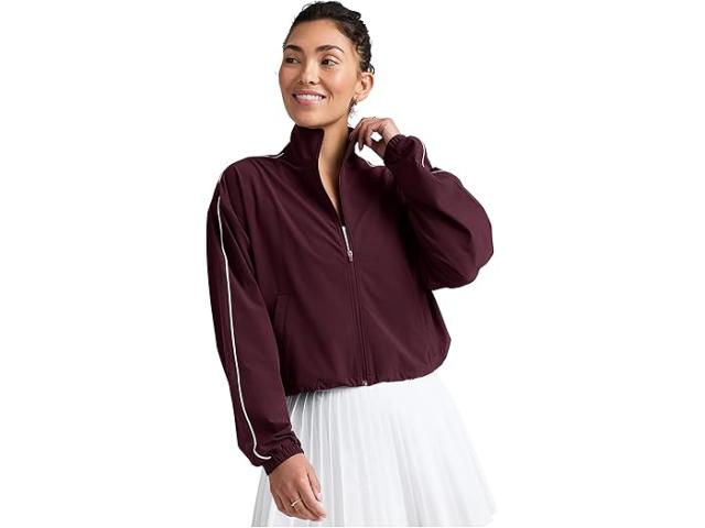 (取寄) ビヨンドヨガ レディース トラック ジャケット Beyond Yoga women Track Jacket Black Cherry